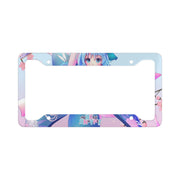 Aqua License Plate Frame