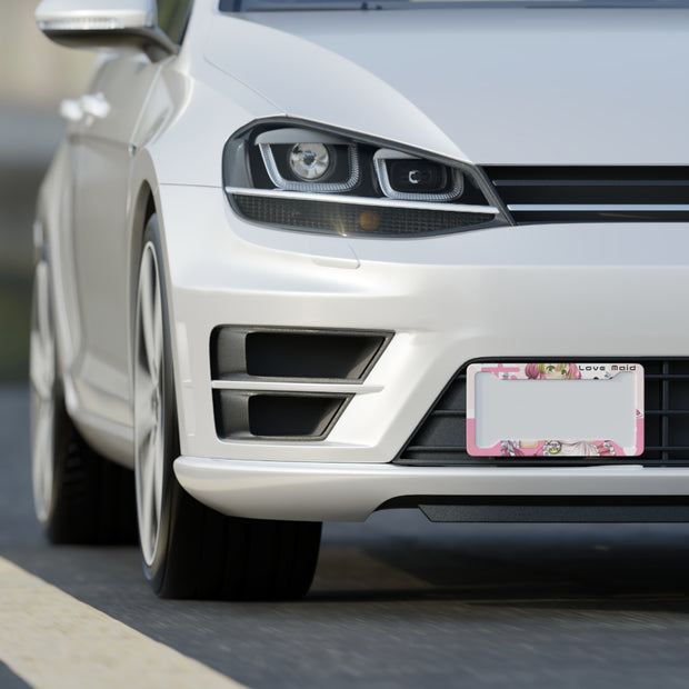 Mitsuri Maid License Plate Frame