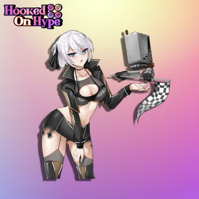 2B Race Queen | Anime Sticker Decal (SFW & NSFW)