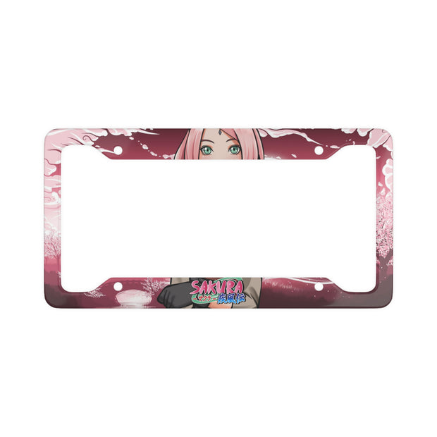 Sakura License Plate Frame