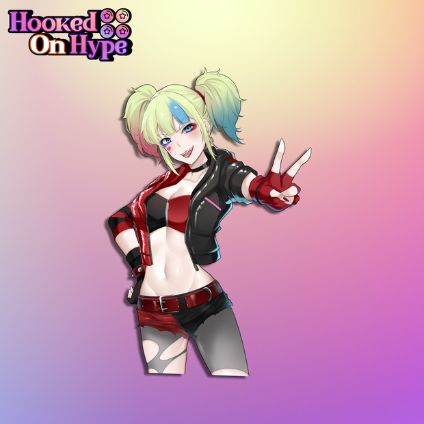 Harley Quinn | Anime Sticker Decal (SFW & NSFW)