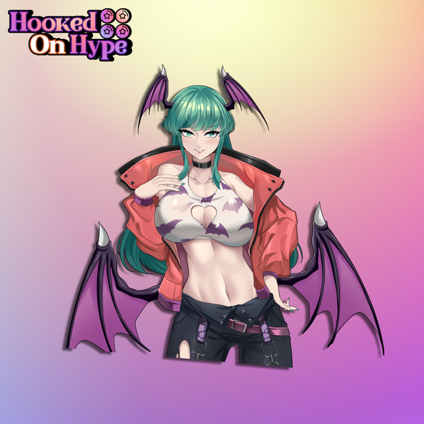 Morrigan SE | Anime Sticker Decal (SFW & NSFW)