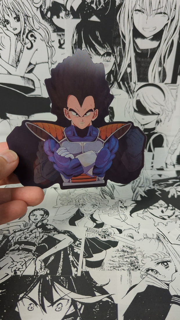 Vegeta | 3D Anime Lenticular Motion Sticker Decal