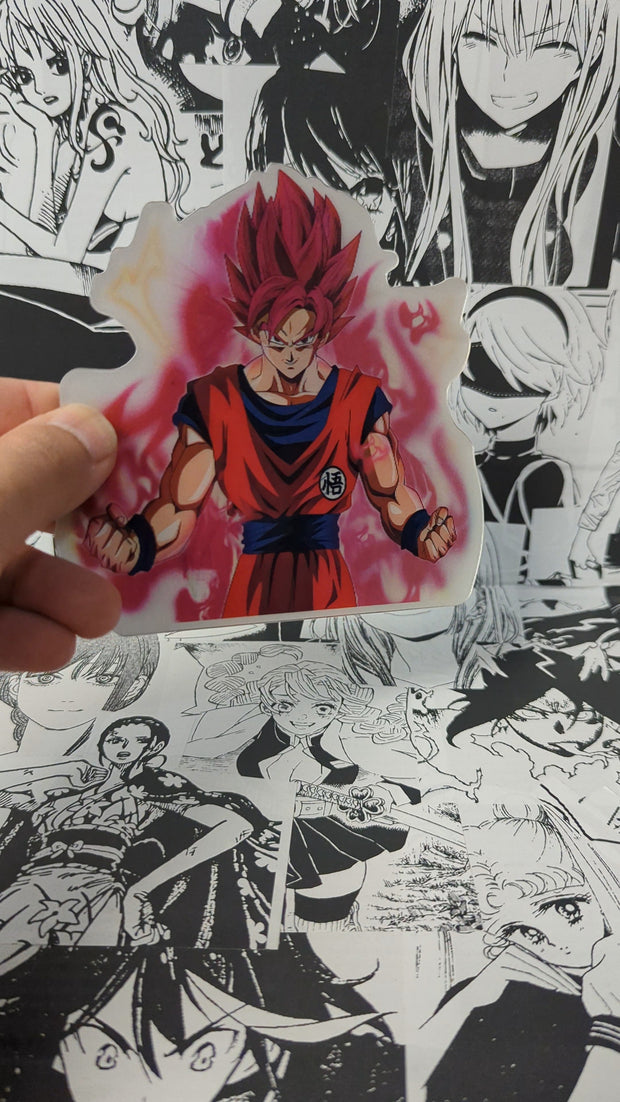 Goku | 3D Anime Lenticular Motion Sticker Decal