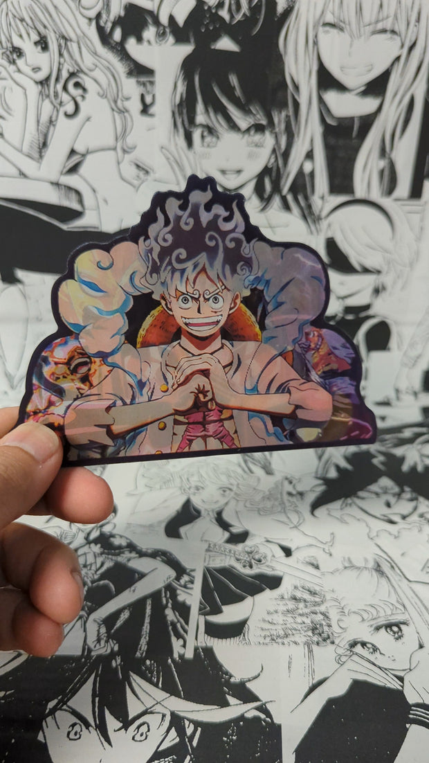 Luffy | 3D Anime Lenticular Motion Sticker Decal