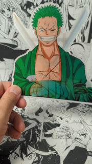 Zoro | 3D Anime Lenticular Motion Sticker Decal