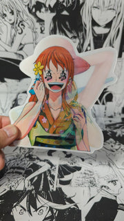 Nami | 3D Anime Lenticular Motion Sticker Decal