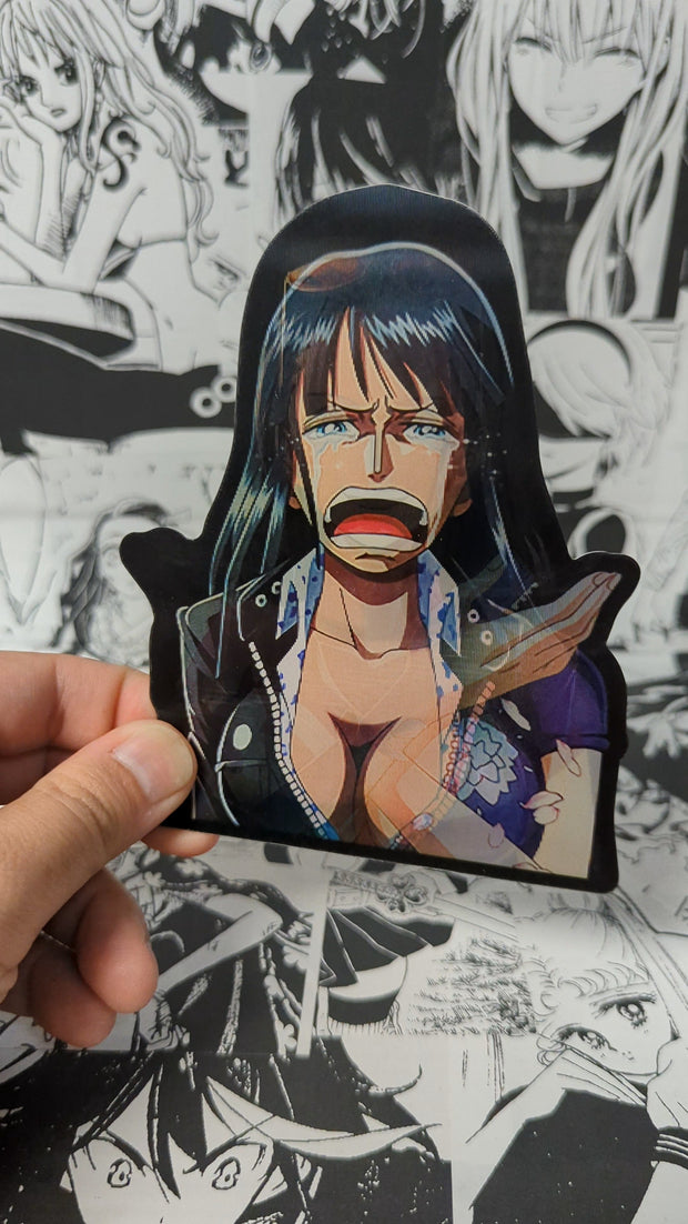 Nico Robin | 3D Anime Lenticular Motion Sticker Decal