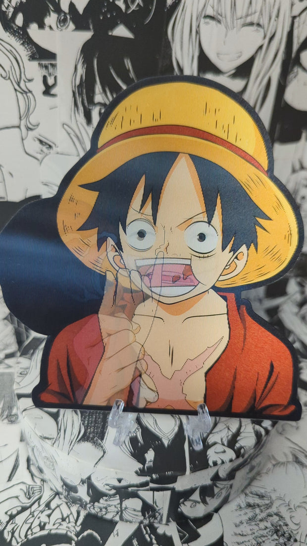 Luffy | 3D Anime Lenticular Motion Sticker Decal