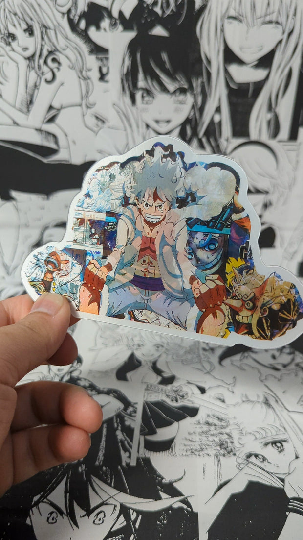 Luffy | 3D Anime Lenticular Motion Sticker Decal