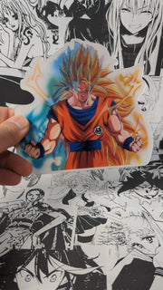 Goku | 3D Anime Lenticular Motion Sticker Decal