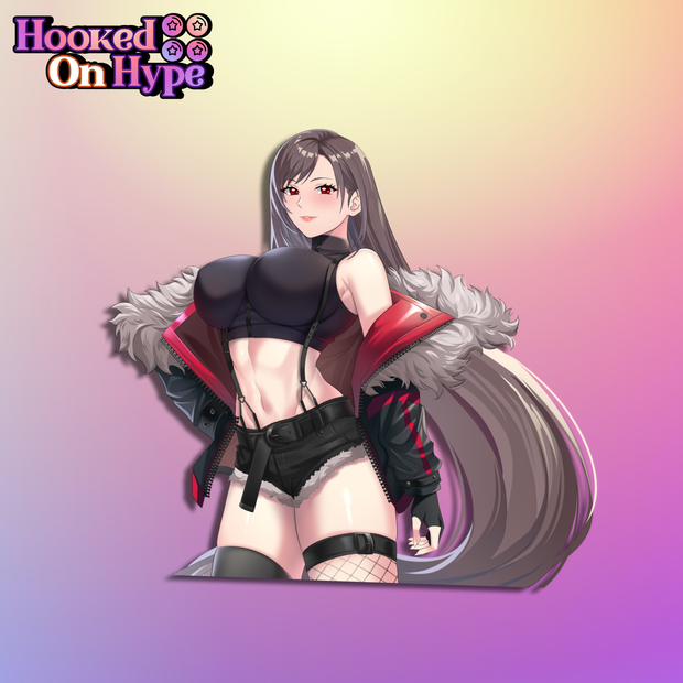 Tifa Lockhart SE | Anime Sticker Decal (SFW & NSFW)