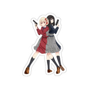 Chisato and Takina Die-Cut Stickers