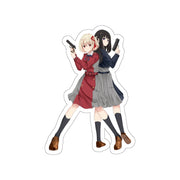 Chisato and Takina Die-Cut Stickers