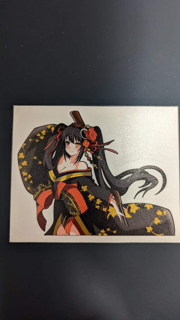 Kimono Kurumi | Anime Sticker Decal – HookedOnHype