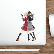 Chisato and Takina Die-Cut Stickers