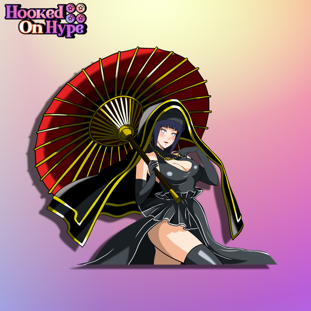 Hinata Dark Wedding | Anime Sticker Decal