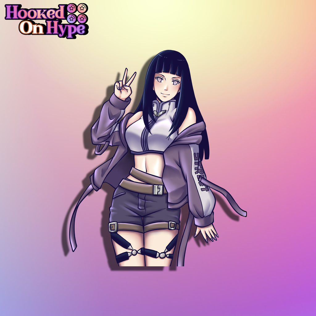 Hinata SE | Anime Sticker Decal – HookedOnHype